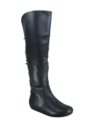TOP Moda Bank-37 Boots — Black Lace