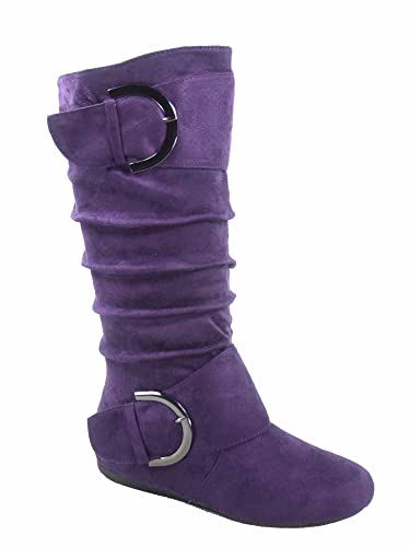 TOP Moda Bank-81 Boots — Purple