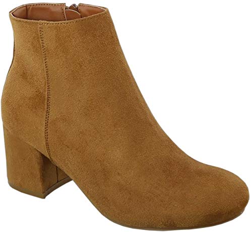 TOP Moda Boots — Tan Suede