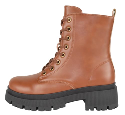 TOP Moda Boots — Tan