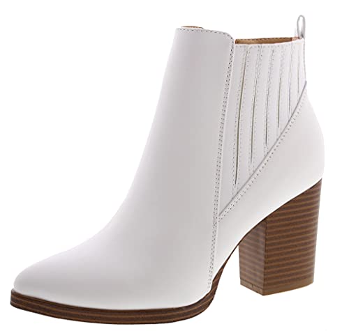 TOP Moda Chelsea Boots — White