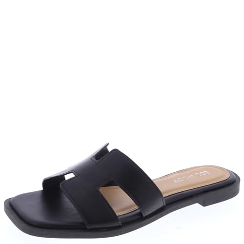 TOP Moda Elio-20 Slide Sandals — Black