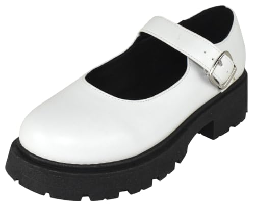 TOP Moda Kingsley-35 Oxfords — White PU