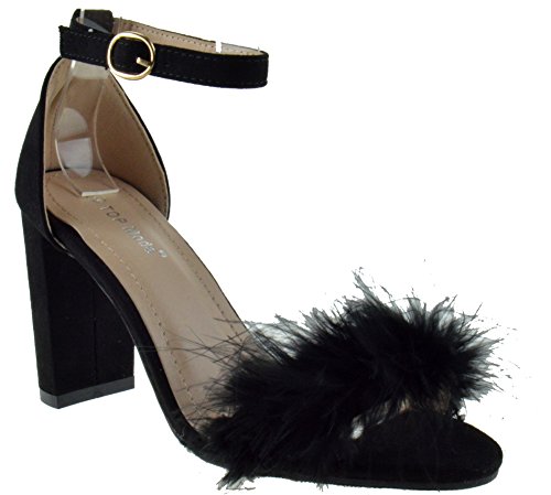 TOP Moda Konner-30 Heeled Sandals — Black