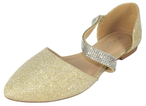 TOP Moda Lennon-5 Flats — Gold