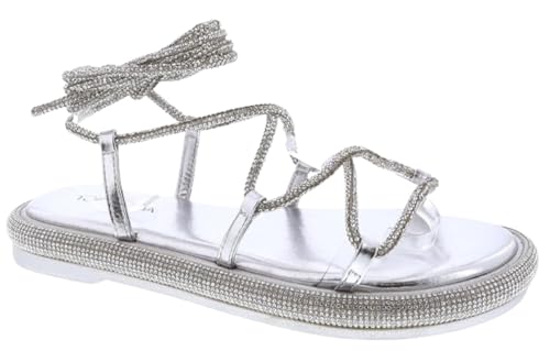 TOP Moda Memphis-36 Slides — Silver
