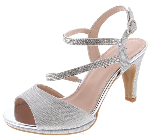 TOP Moda Pamela-1 Stiletto Heels — Silver