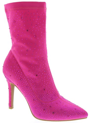 TOP Moda Plain-23 Boots — Fuchsia