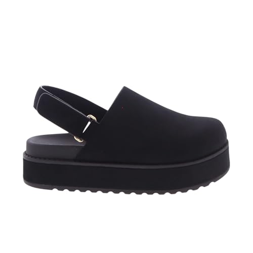 TOP Moda Reno-1 Mules & Clogs — Black Suede